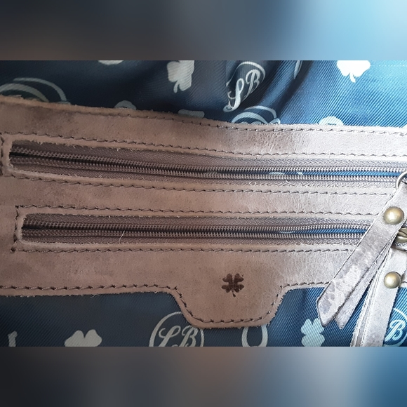 Lucky Brand Suede Foldover Bag - Picture 2 of 16